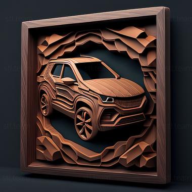 3D model Tata Hexa (STL)